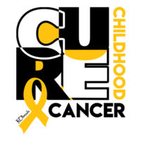CURE Childhood Cancer - AS Colour - Staple Tee (unisex) Design